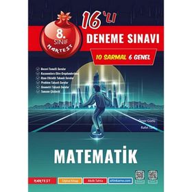 8. Sınıf Mod Matematik 16 Deneme Sınavı Nartest Yayınevi