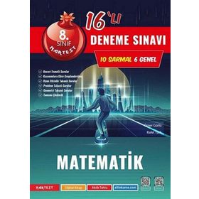 8. Sınıf Mod Matematik 16 Deneme Sınavı Nartest Yayınevi