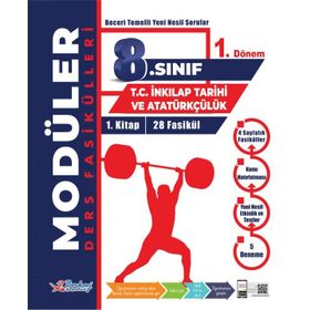 8. Sınıf Modüler İnkılap Tarihi ve Atatürkçülük Soru Bankası Ders Fasikülleri-Berkay Yayınları