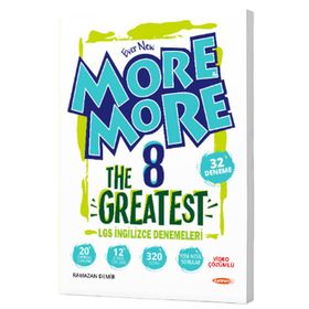 8. Sınıf More More The Greatest İngilizce 32 Deneme-Kurmay Yayınları