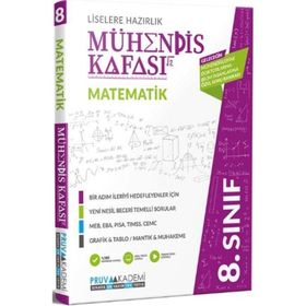 8.Sınıf Mühendis Kafası Matematik Soru Bankası - Pruva Akademi