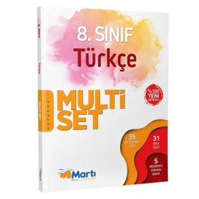 8. Sınıf Multiset Türkçe Multi Set Martı Okul Yayınları