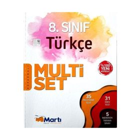 8. Sınıf Multiset Türkçe Multi Set Martı Okul Yayınları