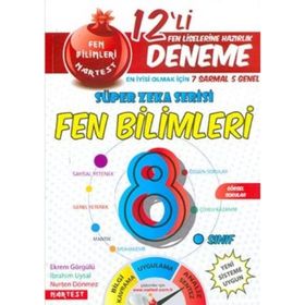 8. Sınıf Nar Efsane Fen Bilimleri 12 Deneme Sınavı 7 Sarmal 5 Genel-Nartest Yayınları