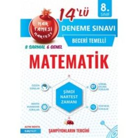 8. Sınıf Nar Tanesi Matematik 14 Deneme Nartest Yayınevi
