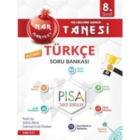 8. Sınıf Nar Tanesi Türkçe Soru Bankası - Nartest Yayınları