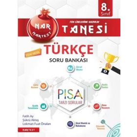 8. Sınıf Nar Tanesi Türkçe Soru Bankası - Nartest Yayınları