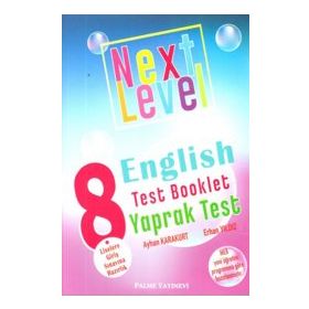 8. Sınıf Next Level English Test Booklet Yaprak Test Palme Yayınları