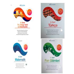 8. Sınıf Öğrenim Föyleri Seti-Bilfen Yayınları
