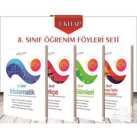 8. Sınıf Öğrenim Föyleri Seti-Bilfen Yayınları