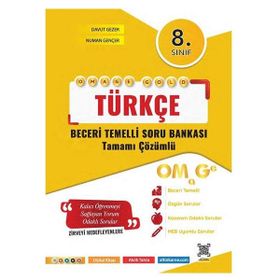 8. Sınıf Omage Gold Türkçe Soru Bankası