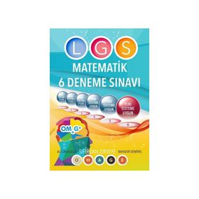 8. Sınıf Omage Matematik 6 Deneme Sınavı - Omage Yayınları