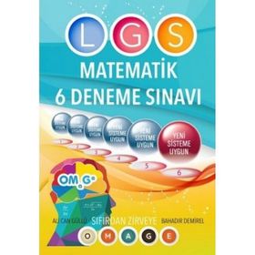 8. Sınıf Omage Matematik 6 Deneme Sınavı - Omage Yayınları