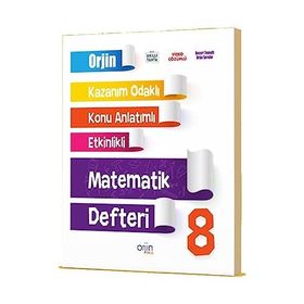 8. Sınıf Orjin Matematik Defteri Kurmay Yayınları