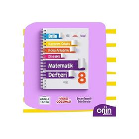 8. Sınıf Orjin Matematik Defteri Kurmay Yayınları
