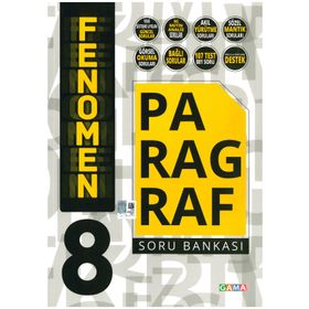 8. Sınıf Paragraf Fenomen Soru Bankası - Gama Yayınları