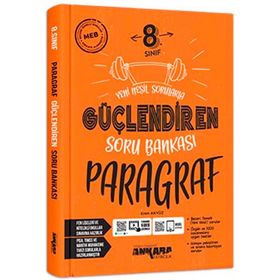 8. Sınıf Paragraf Güçlendire Soru Bankası-Ankara Yayınları