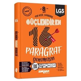 8. Sınıf Paragraf Güçlendiren Denemeleri 16 Adet-Ankara Yayıncılık