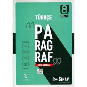 8. Sınıf Paragraf Soru Bankası Komisyon Sınav Dergisi Yayınları