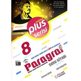 8.Sınıf Paragraf Soru Bankası Plus Serisi Palme Yayınları