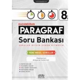 8. Sınıf Paragraf Soru Bankası Rota Yayınları