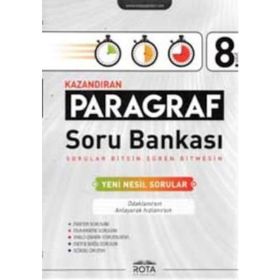 8. Sınıf Paragraf Soru Bankası Rota Yayınları