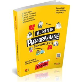 8. Sınıf Paragrafhane Deneme Kitabı Lodos Yayınları