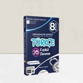 8. Sınıf Paragrafın Şifresi Türkçe 20 Fasikül Deneme-Paragrafın Şifresi Yayıncılık