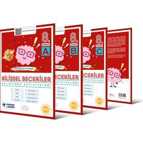 8. Sınıf Pat Bilişsel Beceriler Geliştirme Aktiviteleri Seti A B C Set-Curinous Genius Yayınları