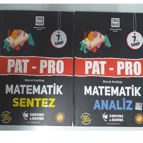 8. Sınıf Pat-Pro Matematik Seti Analiz-Sentez - Curious&Genius Yayınları