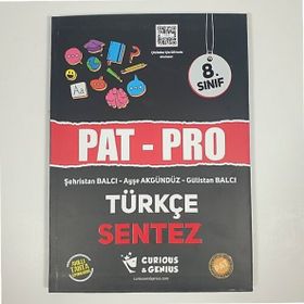 8. Sınıf Pat Pro Türkçe - Sentez - Curious & Genius Yayınları