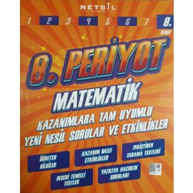 8.Sınıf Periyot Matematik Etkinlikli Soru Bankası-Netbil Yayınları