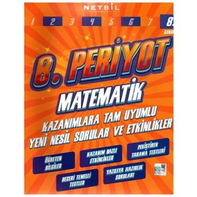 8.Sınıf Periyot Matematik Etkinlikli Soru Bankası-Netbil Yayınları