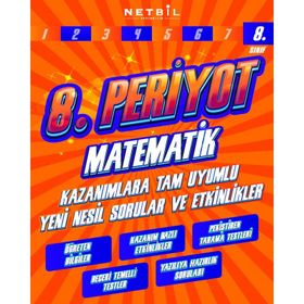 8.Sınıf Periyot Matematik Etkinlikli Soru Bankası-Netbil Yayınları