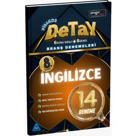 8.Sınıf Pisagor Detay 14'lü İngilizce Branş Denemesi Zeka Küpü Yayınları