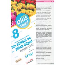 8. Sınıf Plus Serisi Din Kültürü Ve Ahlak Bilgisi Yaprak Test - Palme Yayınları