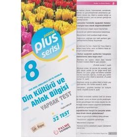8. Sınıf Plus Serisi Din Kültürü Ve Ahlak Bilgisi Yaprak Test - Palme Yayınları