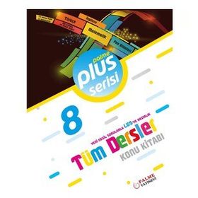 8.Sınıf Plus Serisi Tüm Dersler Konu Kitabı Palme Yayınevi