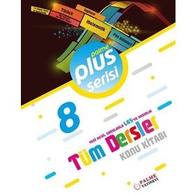 8.Sınıf Plus Serisi Tüm Dersler Konu Kitabı Palme Yayınevi