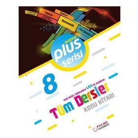 8.Sınıf Plus Serisi Tüm Dersler Konu Kitabı Palme Yayınevi