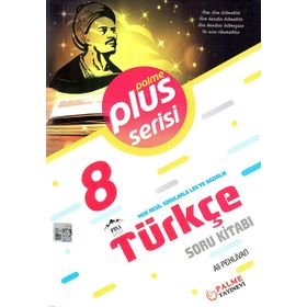 8.Sınıf Plus Türkçe Soru Bankası Palme Yayınları