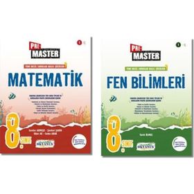 8. Sınıf Pre Master Matematik ve Fen Bilimleri Soru Bankası Seti-Okyanus Yayınları
