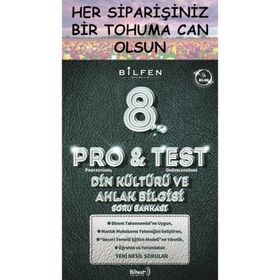 8. Sınıf Pro & Test Din Kültürü ve Ahlak Bilgisi Soru Bankası - Bilfen Yayınları