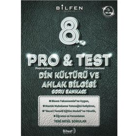 8. Sınıf Pro & Test Din Kültürü ve Ahlak Bilgisi Soru Bankası - Bilfen Yayınları