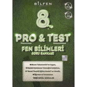 8. Sınıf Pro & Test Fen Bilimleri Soru Bankası - Bilfen Yayınları