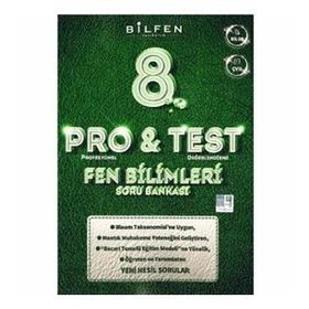 8. Sınıf Pro & Test Fen Bilimleri Soru Bankası - Bilfen Yayınları