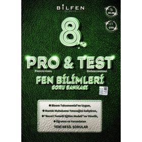 8. Sınıf Pro & Test Fen Bilimleri Soru Bankası - Bilfen Yayınları