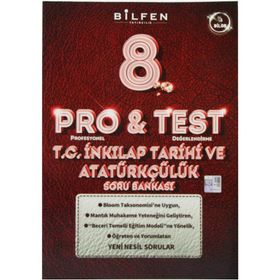 8. Sınıf Pro & Test İnkılap Tarihi Soru Bankası - Bilfen Yayınları