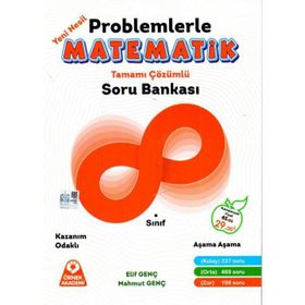 8. Sınıf Problemlerle Matematik Tamamı Çözümlü Soru Bankası Örnek Akademi Yayınları