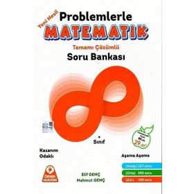 8. Sınıf Problemlerle Matematik Tamamı Çözümlü Soru Bankası Örnek Akademi Yayınları